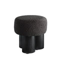 Sales Fever - Sitzpouf Ø 50 cm Schwarz/Grau