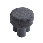 Sales Fever - Sitzpouf Ø 50 cm Schwarz/Grau