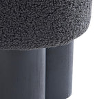 Sales Fever - Sitzpouf Ø 50 cm Schwarz/Grau
