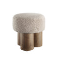 Sales Fever - Sitzpouf Ø 50 cm Walnuss/Braun