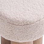 Sales Fever - Sitzpouf Ø 50 cm Walnuss/Braun
