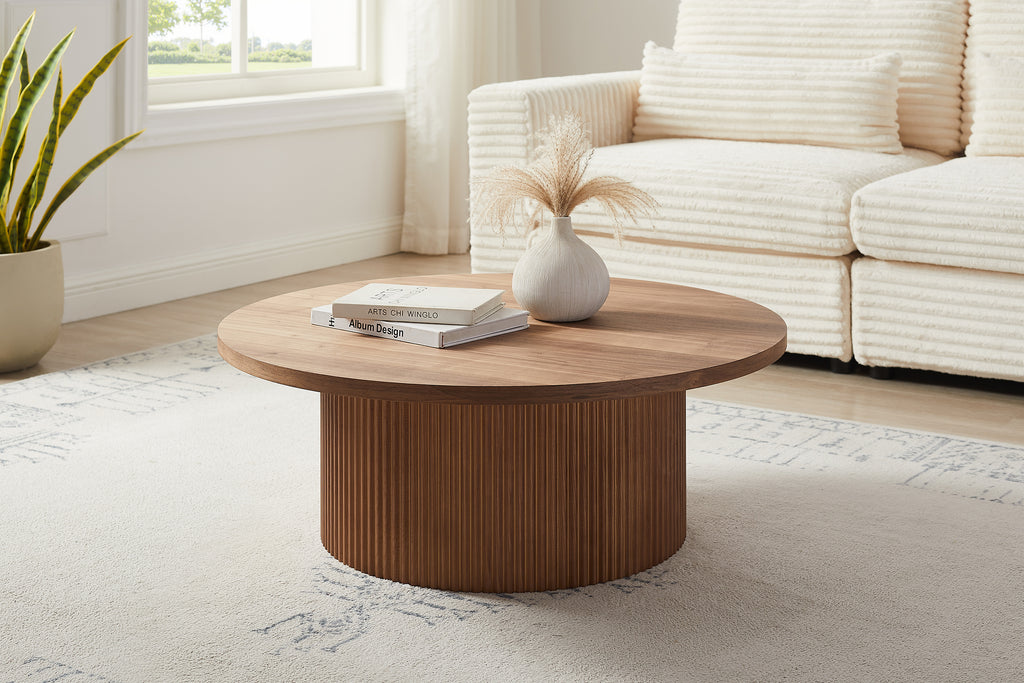 Sales Fever - Couchtisch Ø 85 cm Walnuss