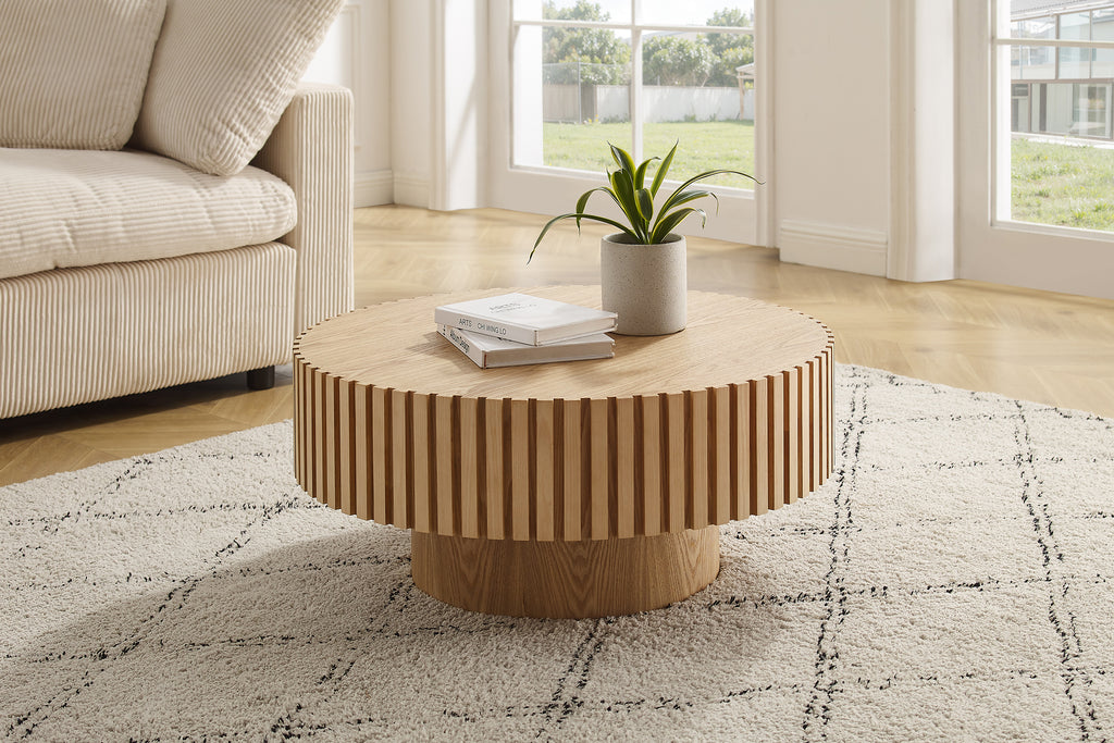 Sales Fever - Couchtisch Ø 80 cm Natur