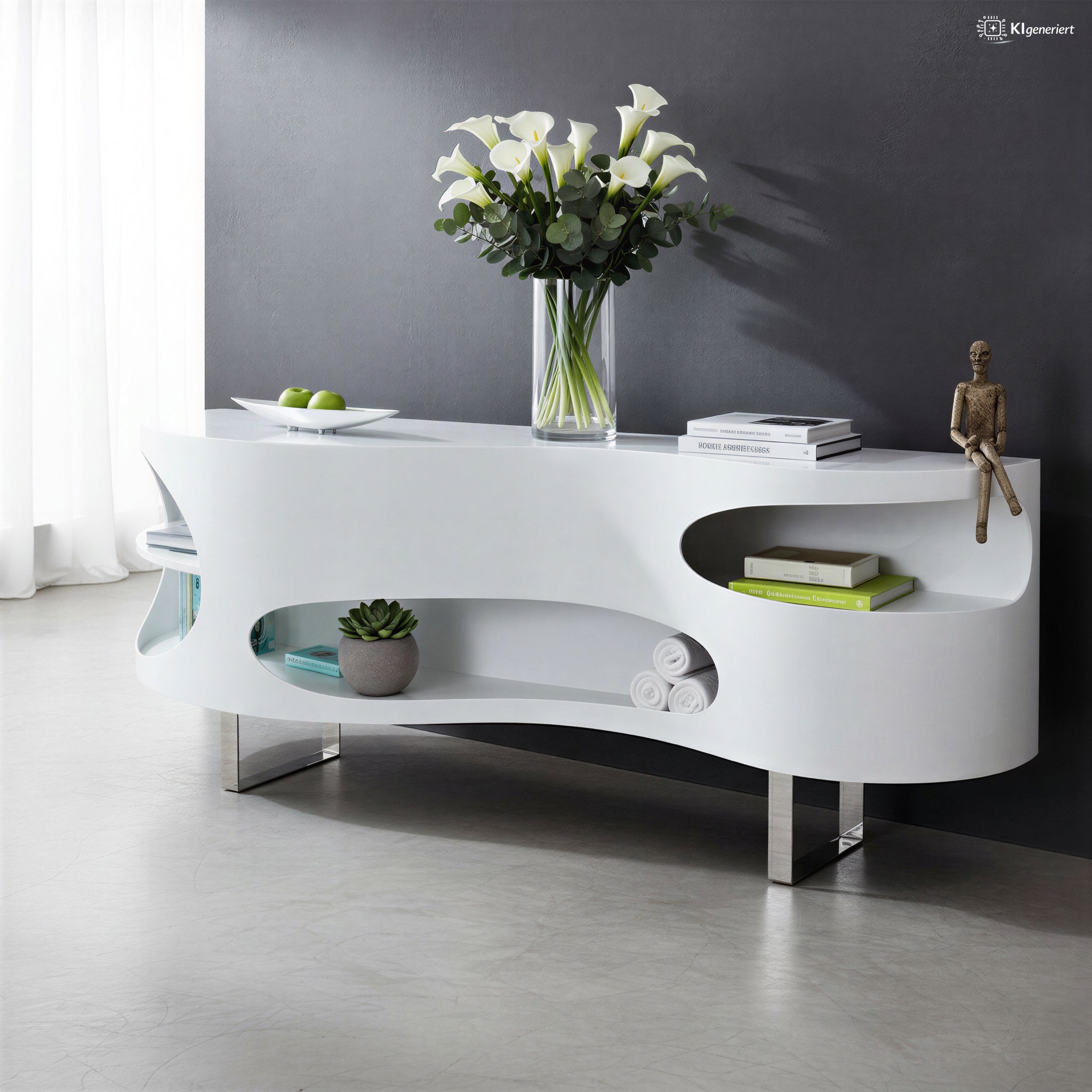 Sales Fever - Sideboard 200x50x75 cm weiß