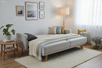 Sales Fever - 3-Sitzer Sofa Webstoff Grau