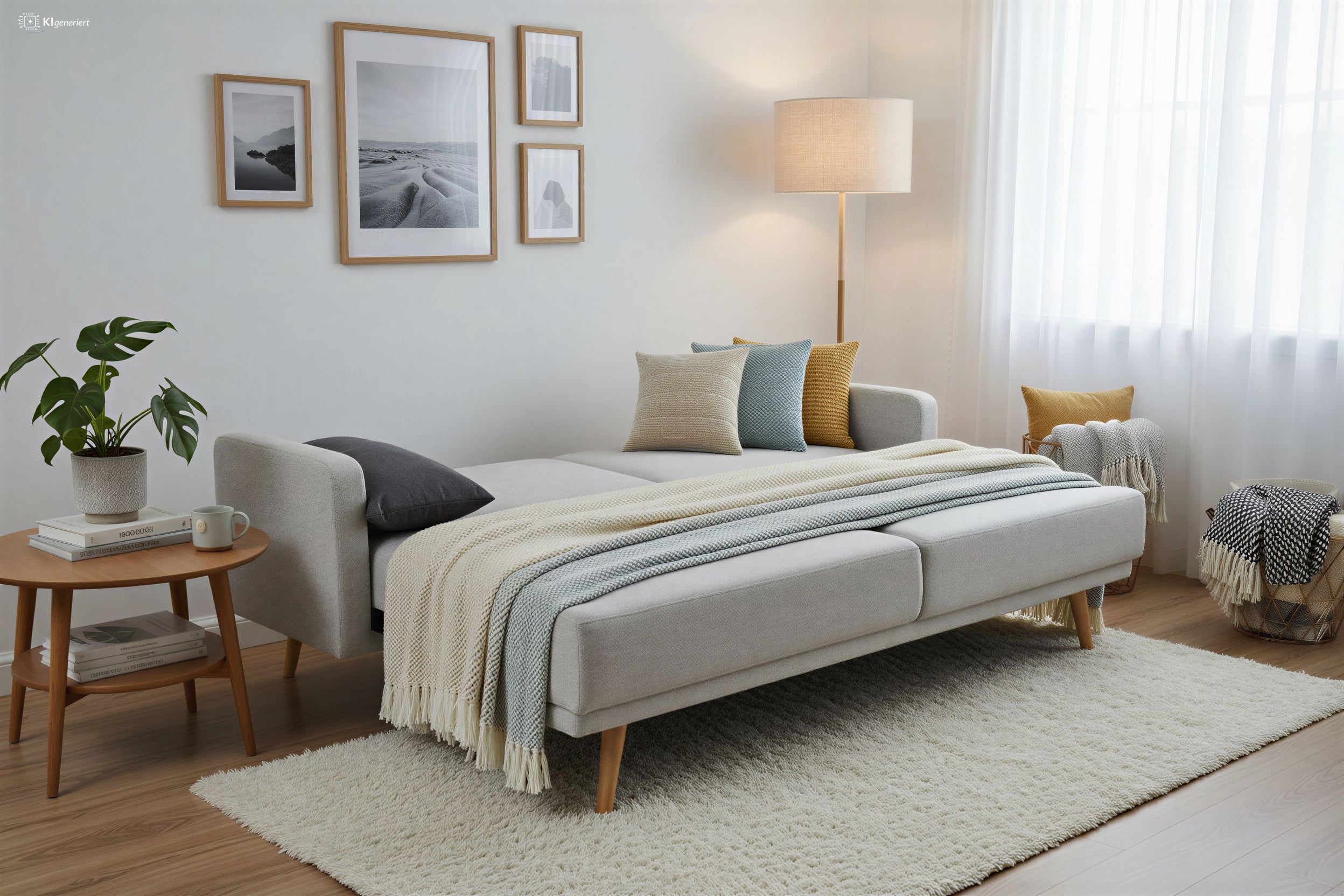 Sales Fever - 3-Sitzer Sofa Webstoff Grau