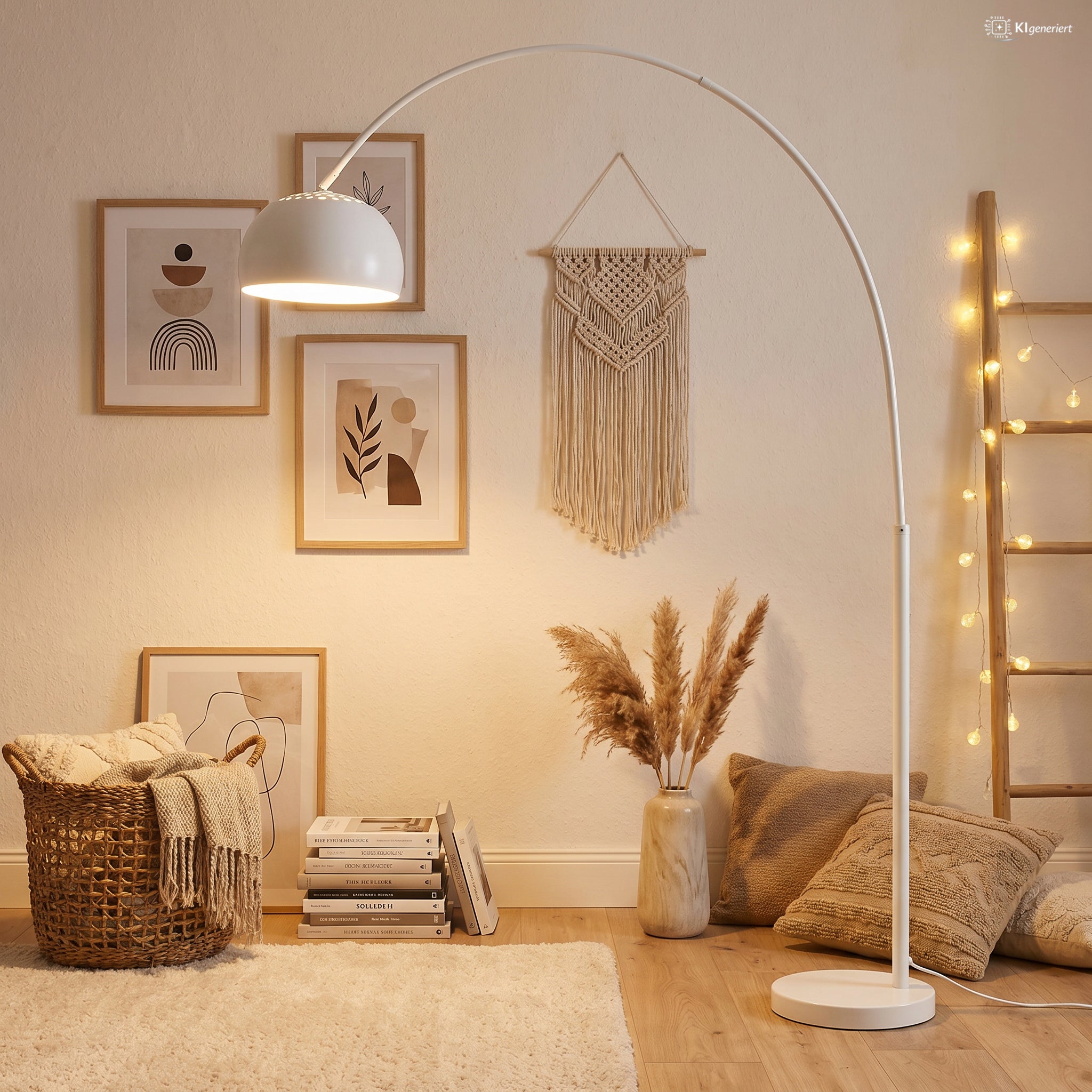 Sales Fever - Bogenlampe 195 cm weiß