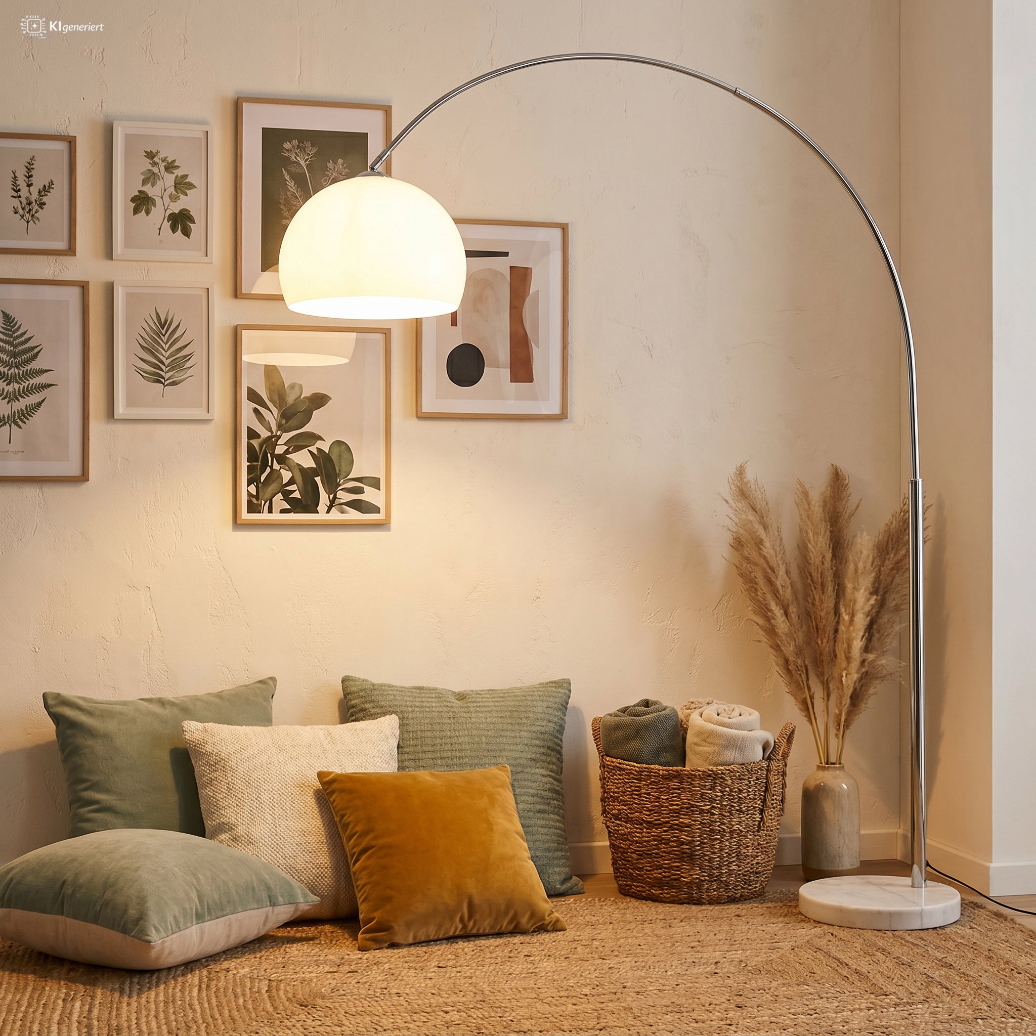 Sales Fever - Bogenlampe 230 cm weiß Kunststoff