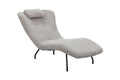Sales Fever - Relaxliege hellgrau Texturstoff