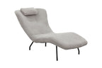 Sales Fever - Relaxliege hellgrau Texturstoff
