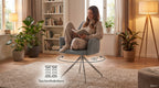 Sales Fever - Armlehnstuhl mit 180° Drehfunktion Creme