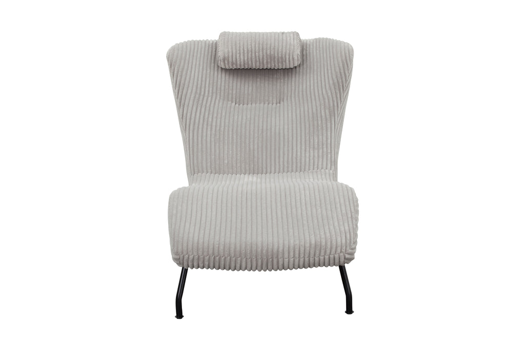 Sales Fever - Relaxliege hellgrau Texturstoff