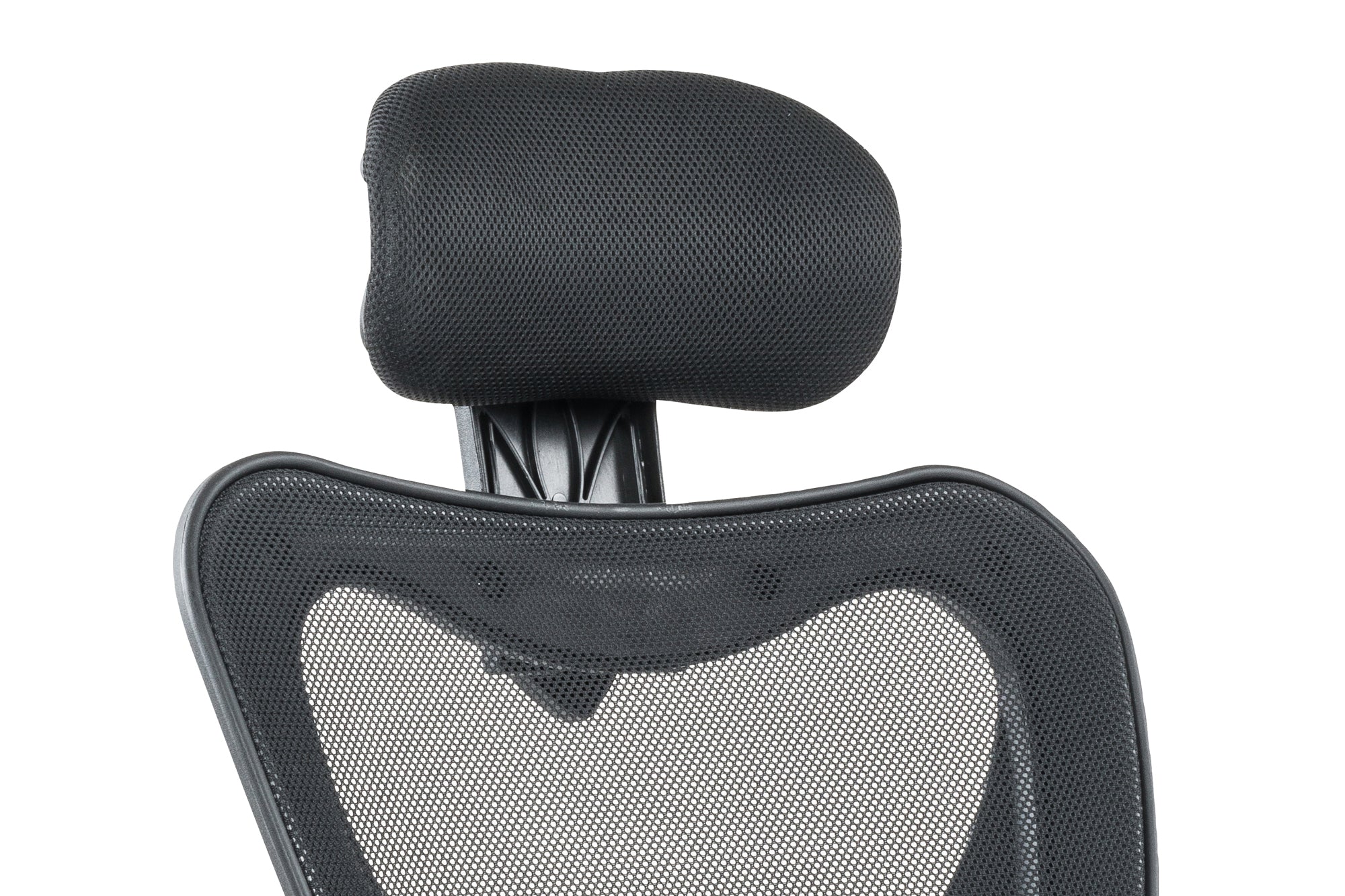 Sales Fever - Bürostuhl schwarz mit Kopfstützen aus Mesh