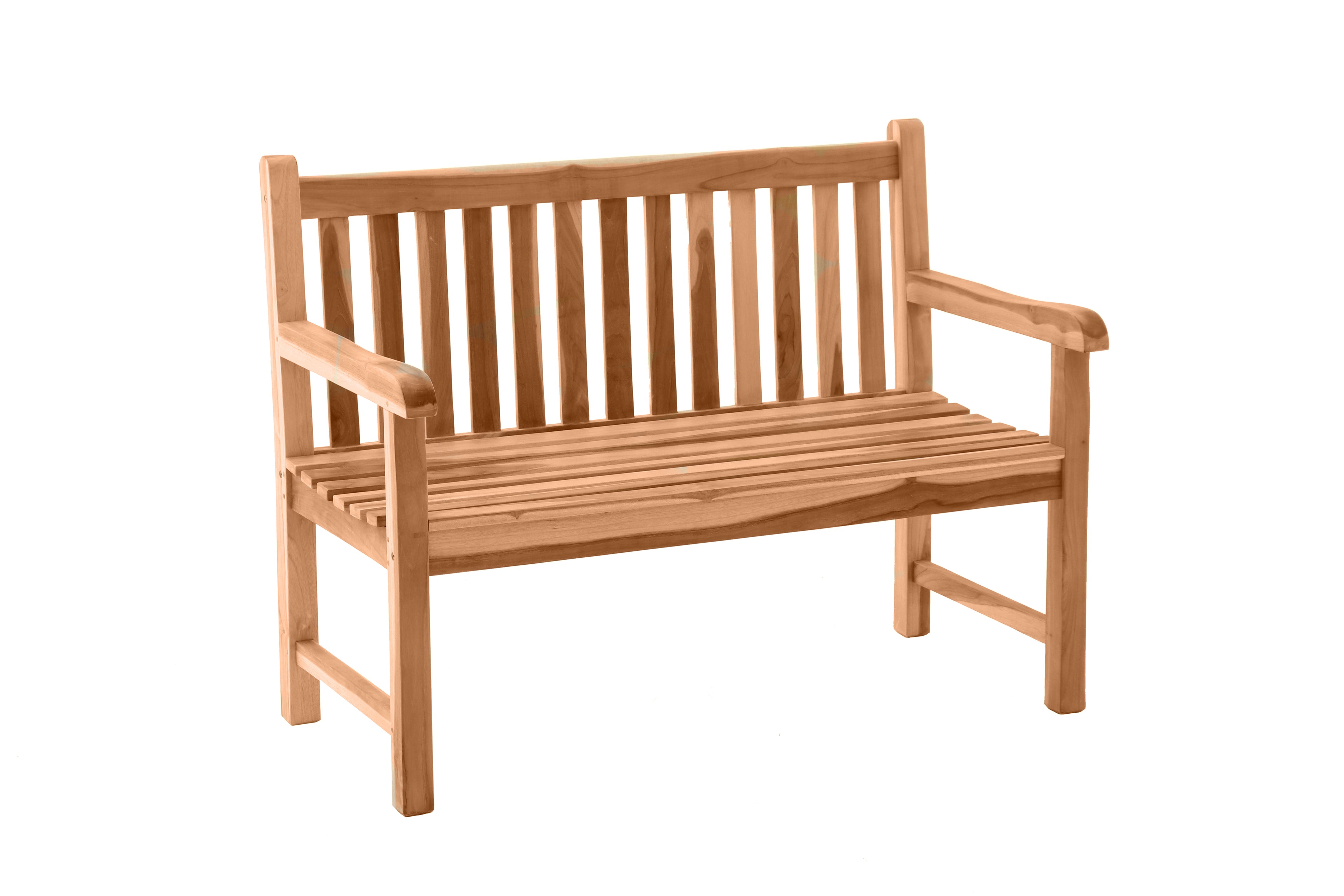 Möbilia - Outdoor Gartenbank 120x63x92 cm braun
