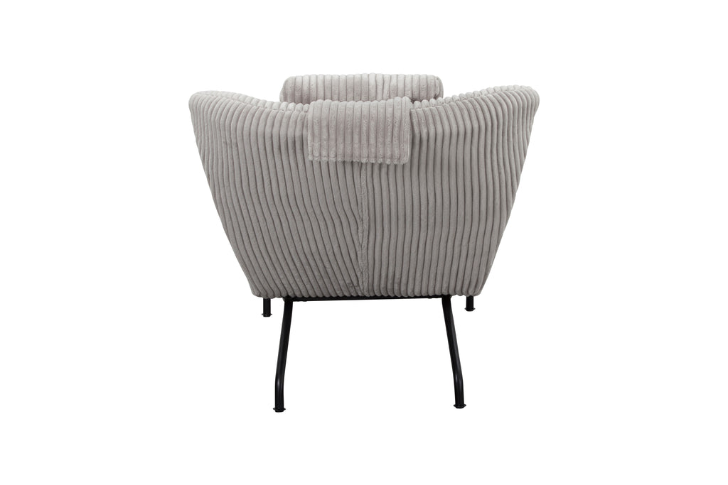 Sales Fever - Relaxliege hellgrau Texturstoff