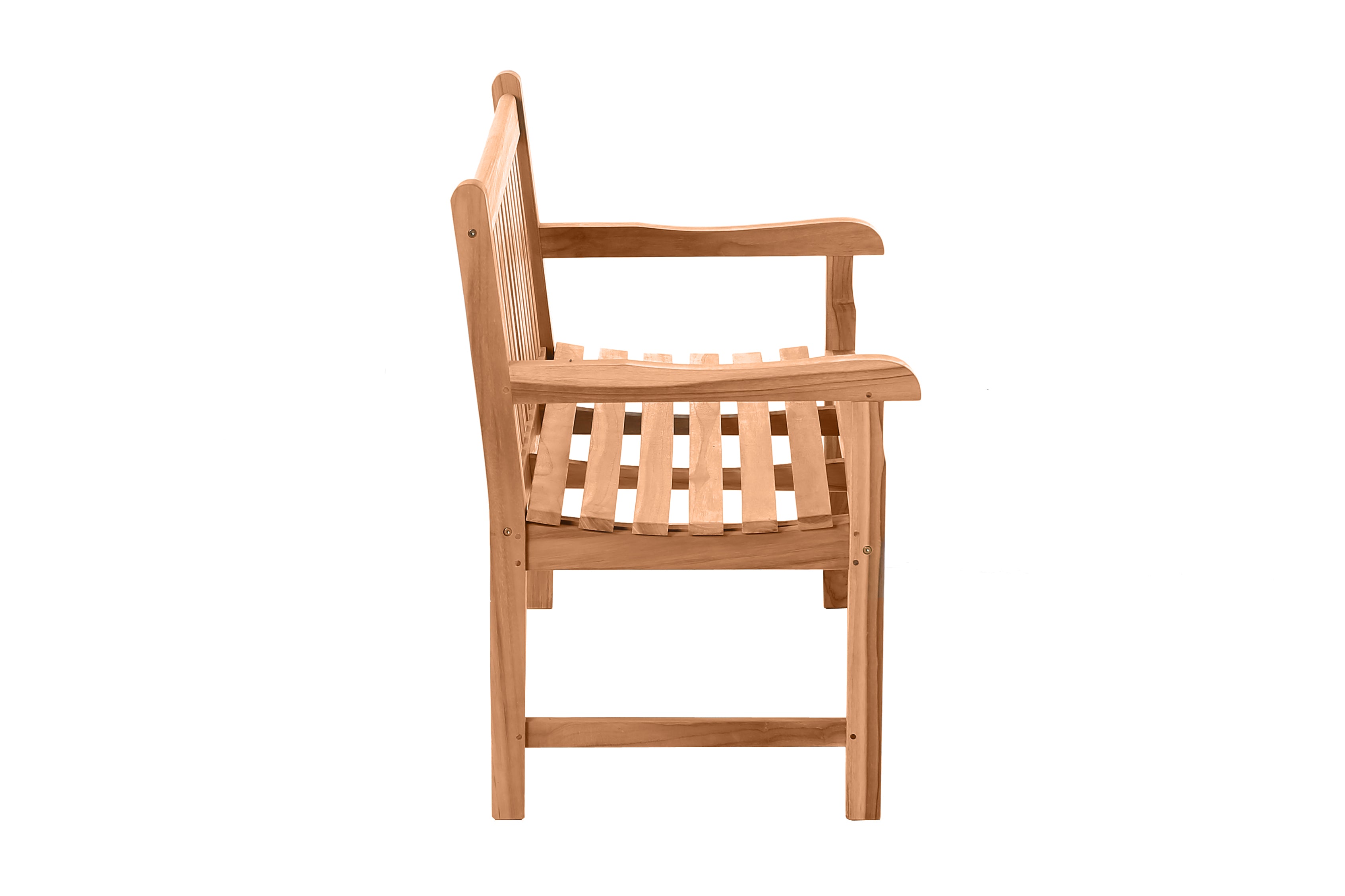 Möbilia - Outdoor Gartenbank 120x63x92 cm braun