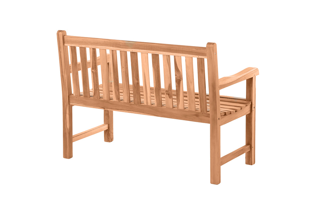 Möbilia - Outdoor Gartenbank 120x63x92 cm braun