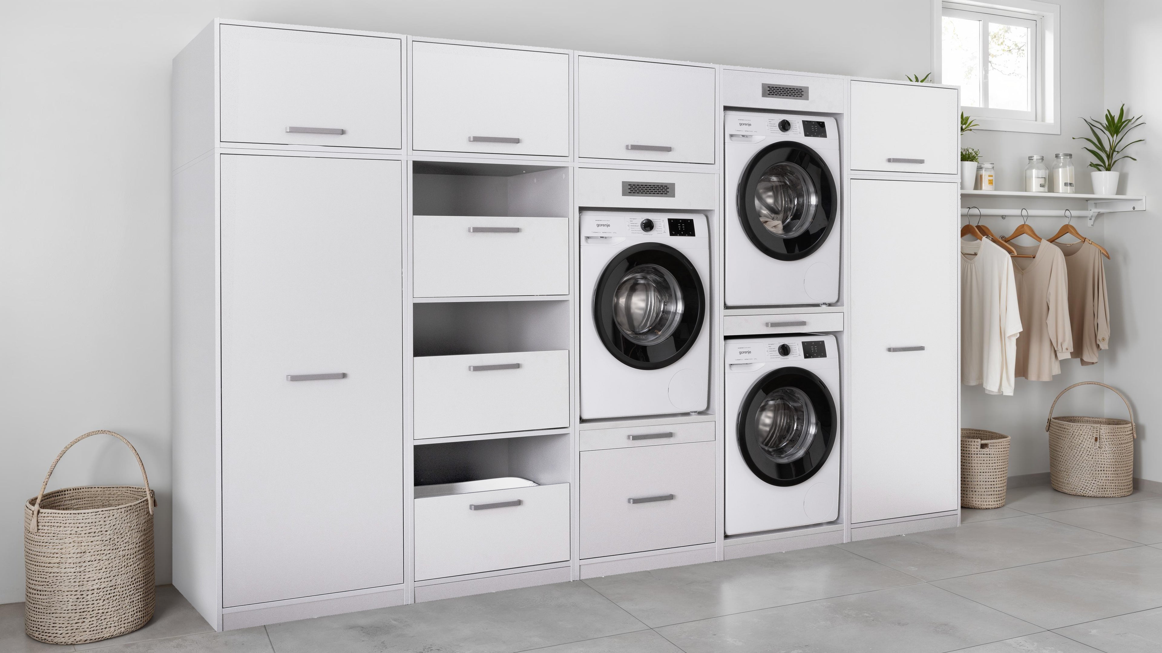 Geräteschrank 1 Lifestyle Studio Flow Weiß -vorbestellbar-