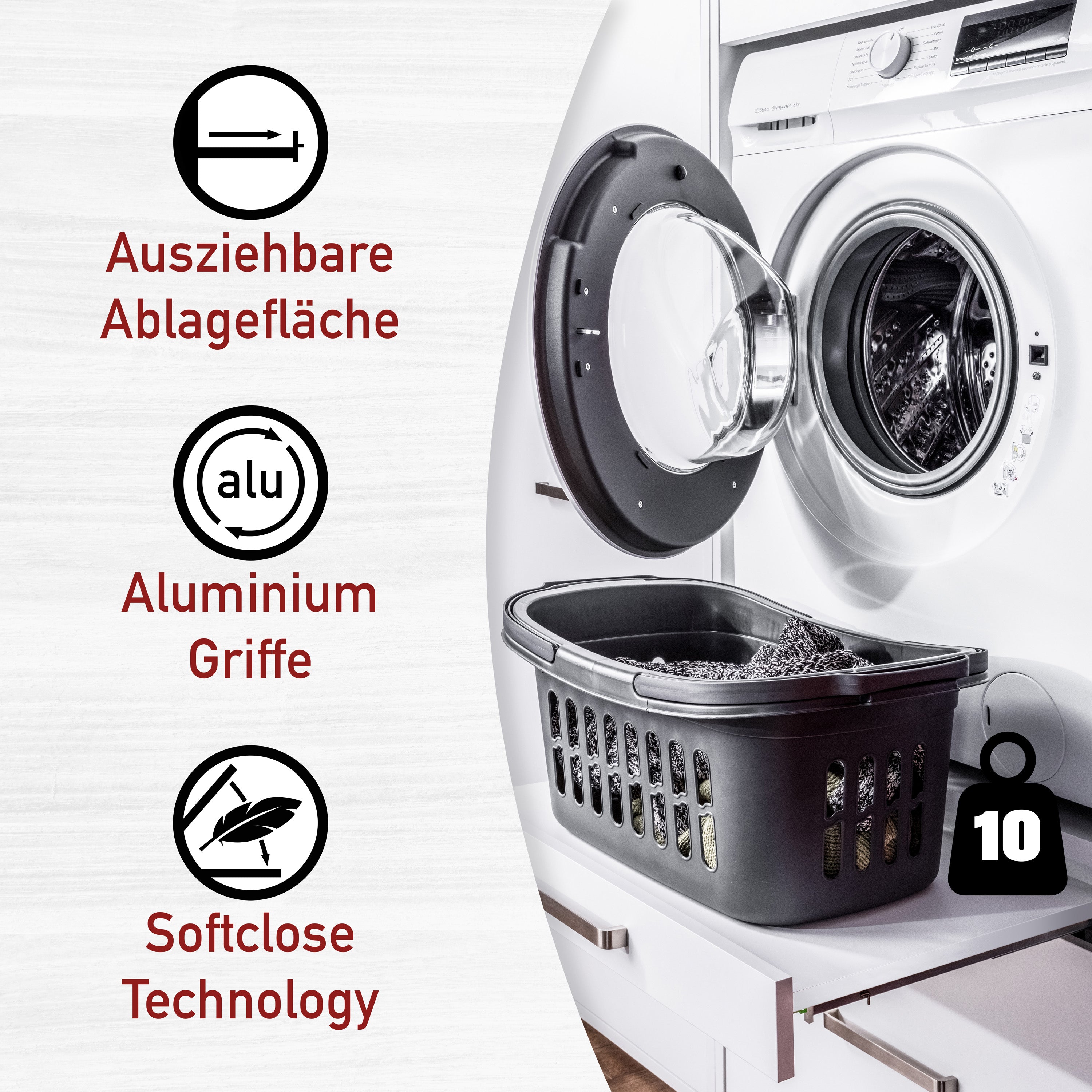 Geräteschrank 2 Lifestyle Studio Flow Anthrazit -vorbestellbar-
