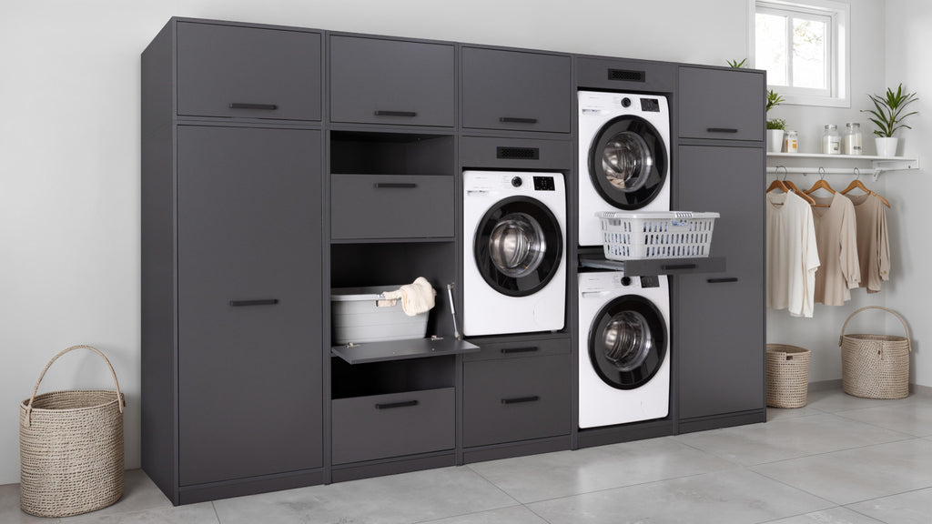 Geräteschrank 2 Lifestyle Studio Flow Anthrazit -vorbestellbar-