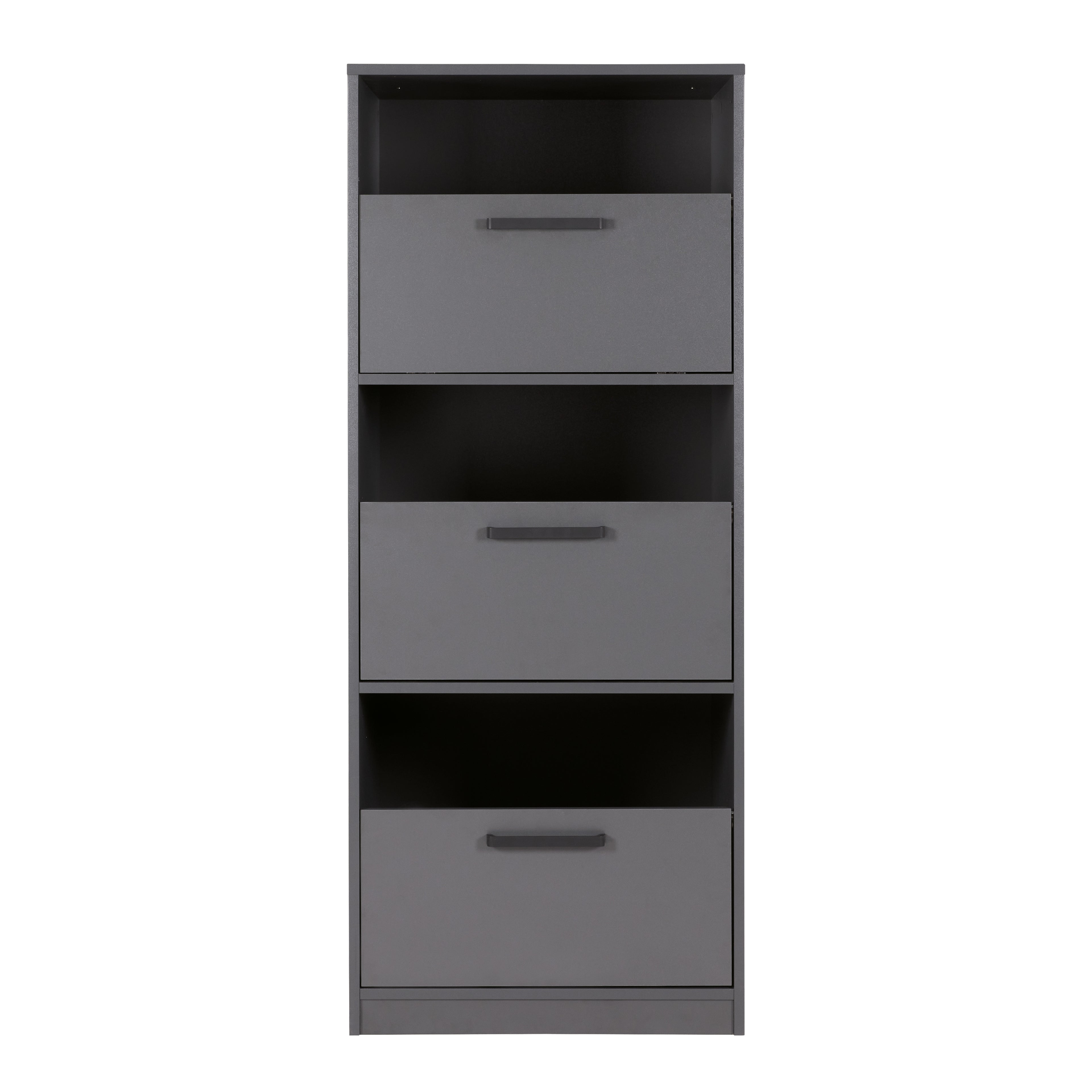 Wäscheschrank Lifestyle Studio Flow Anthrazit-vorbestellbar-