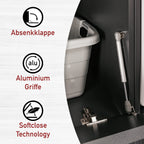 Wäscheschrank Lifestyle Studio Flow Anthrazit-vorbestellbar-