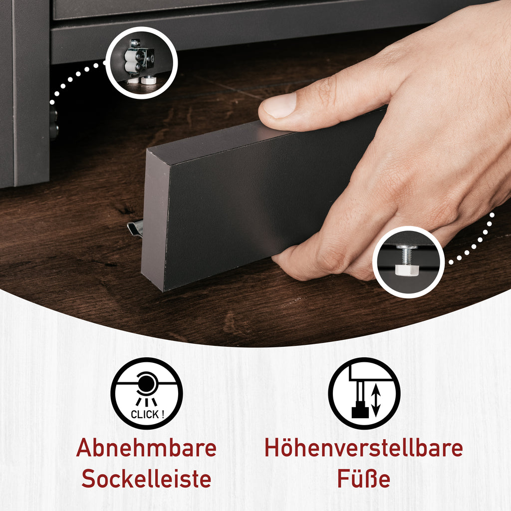 Wäscheschrank Lifestyle Studio Flow Anthrazit-vorbestellbar-