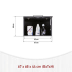 FSC Aufsatzschrank Lifestyle Studio Flow Anthrazit-vorbestellbar-
