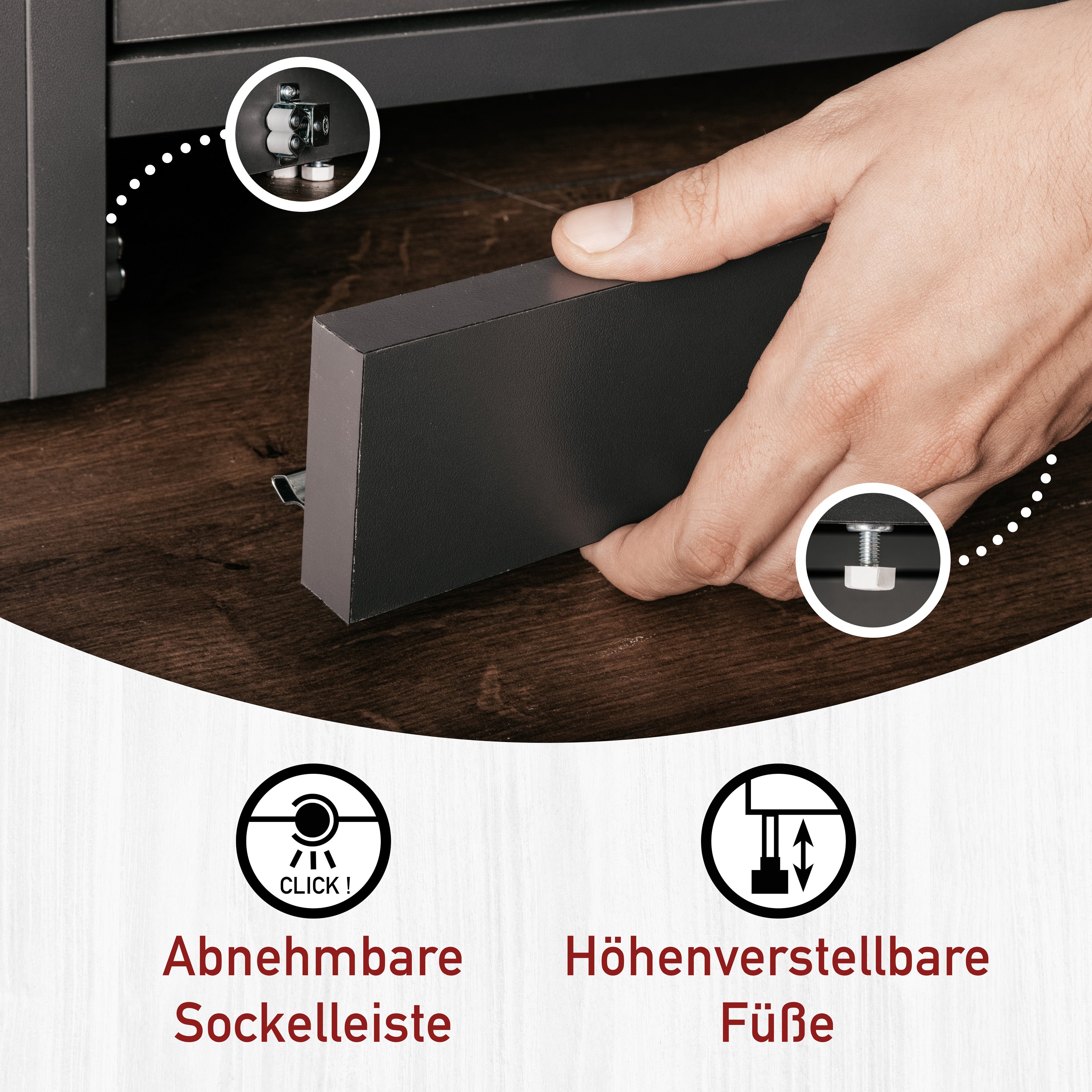 FSC Mehrzwecktisch Lifestyle Studio Flow Anthrazit -vorbestellbar-