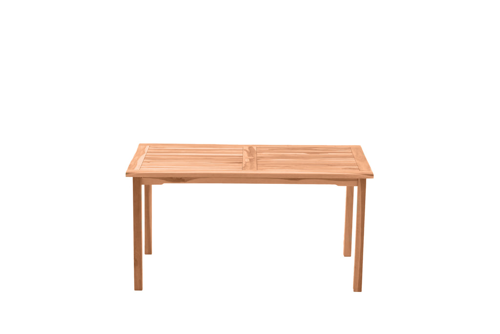 Möbilia - Outdoor Gartentisch 150x90x75 cm natur