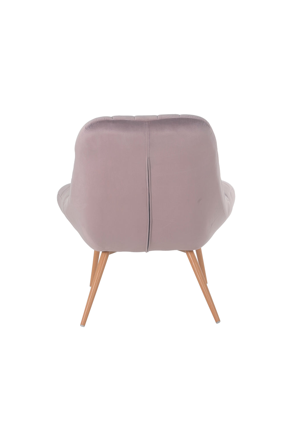 Sales Fever - Sessel XXL Samt rosa Metall Holzoptik#