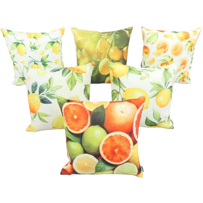 Dekokissen Outdoor "Zitrone"