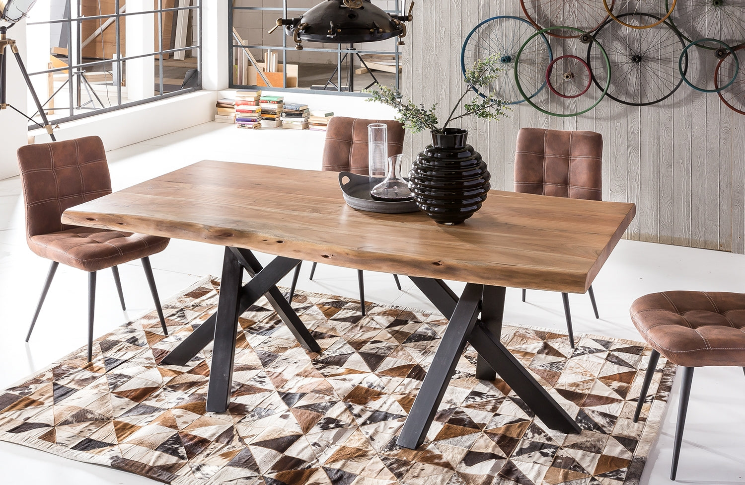 TOPS & TABLES Tischplatte 200x100 cm – Natur