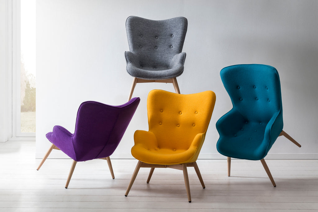 Sales Fever - Sessel grau Webstoff#