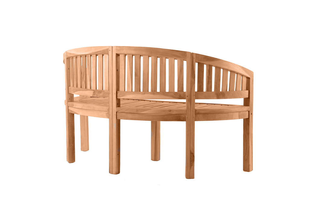 Möbilia - Outdoor Gartensitzbank 150x61x87 cm natur