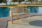 Möbilia - Outdoor Gartensitzbank 150x61x87 cm natur