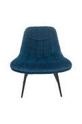 Sales Fever - Sessel XXL Samt blau Metall schwarz#