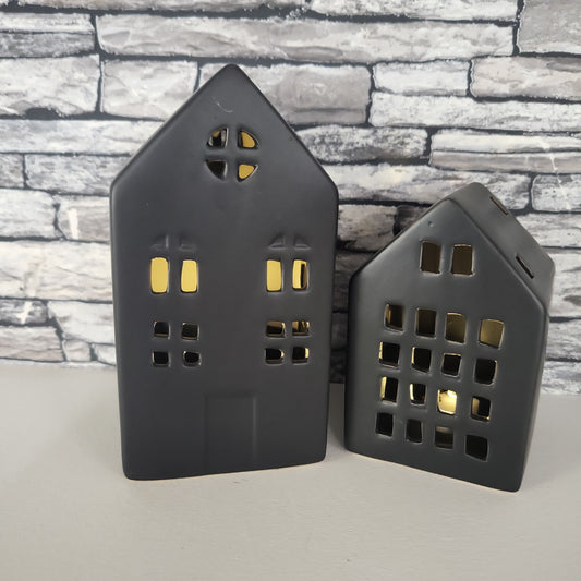 LED-Haus "Black" 2er Set
