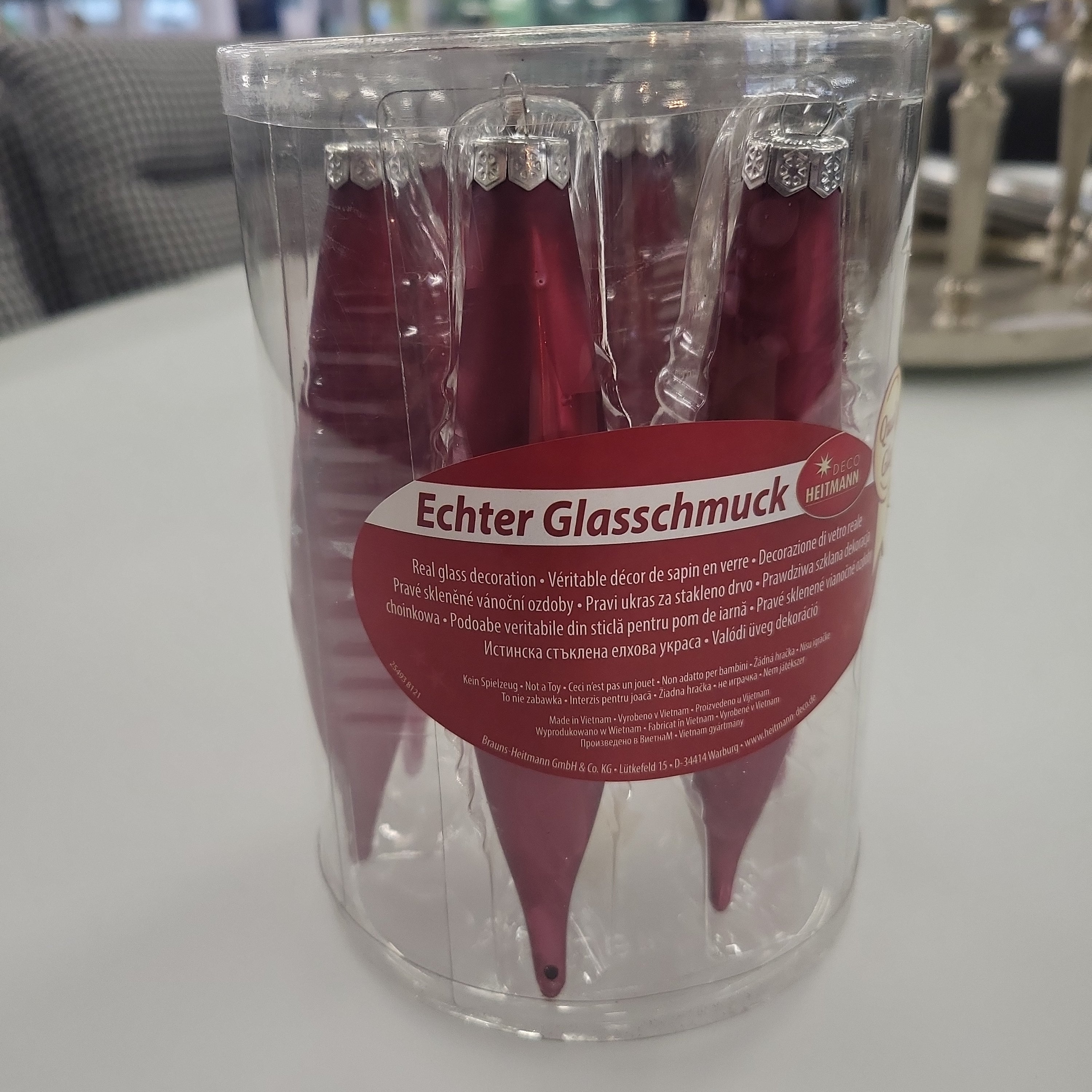 Weihnachtskugeln "Zapfen"