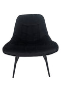 Sales Fever - Sessel XXL Samt schwarz Metall schwarz