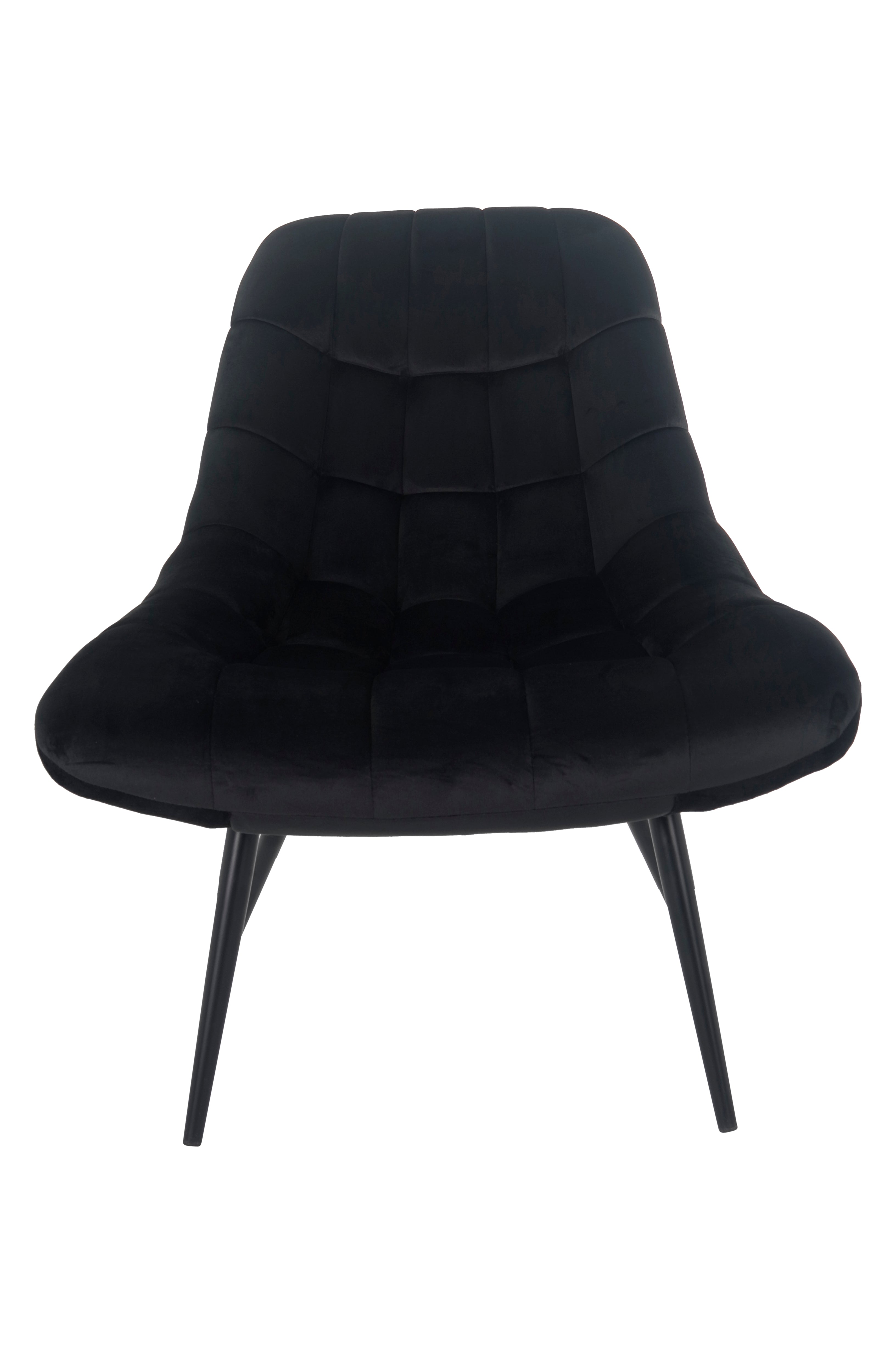 Sales Fever - Sessel XXL Samt schwarz Metall schwarz