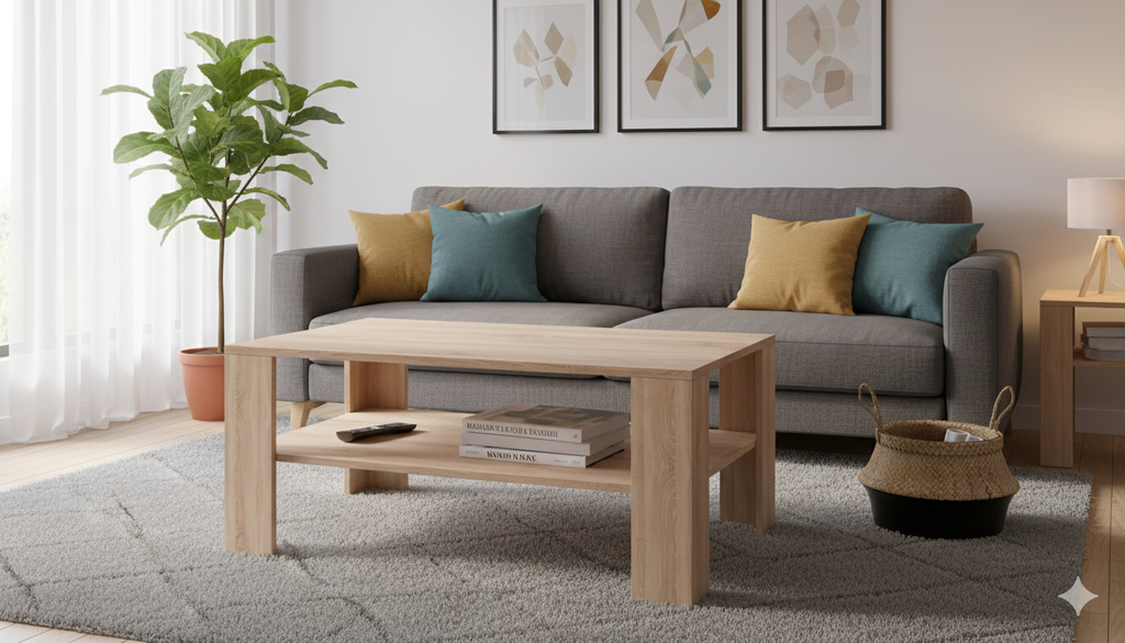 Couchtisch mit Ablage