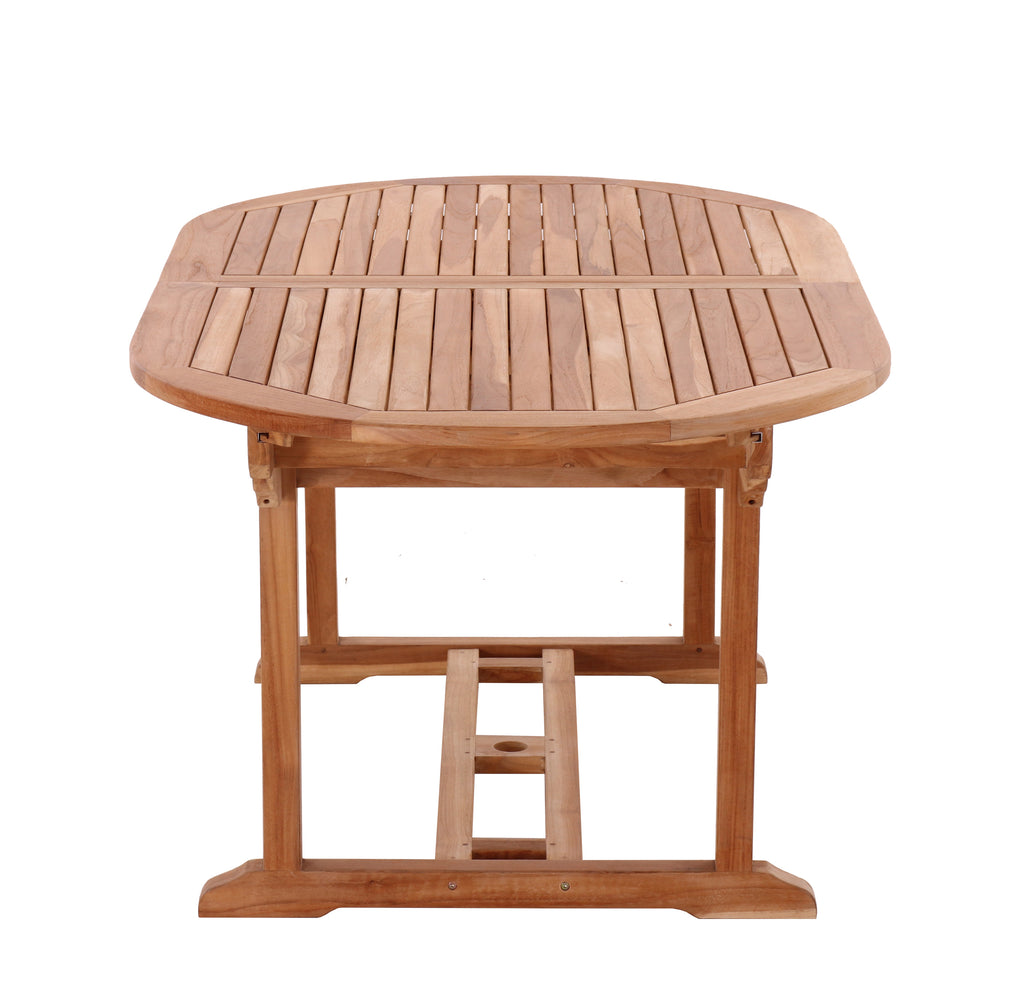 Möbilia - Outdoor Gartentisch 180x100x75 cm natur