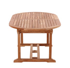 Möbilia - Outdoor Gartentisch 180x100x75 cm natur