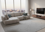 Ecksofa  in Bubble-Optik