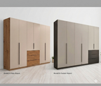 Kleiderschrank 6-türig / 2 verschiedene Farben