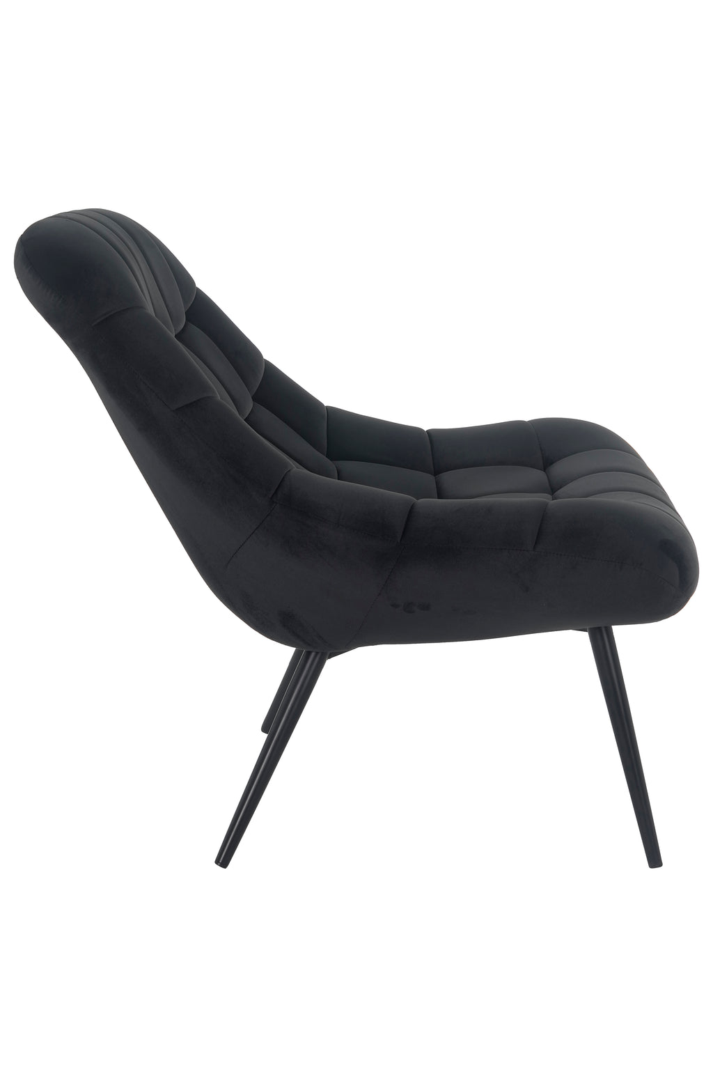 Sales Fever - Sessel XXL Samt schwarz Metall schwarz
