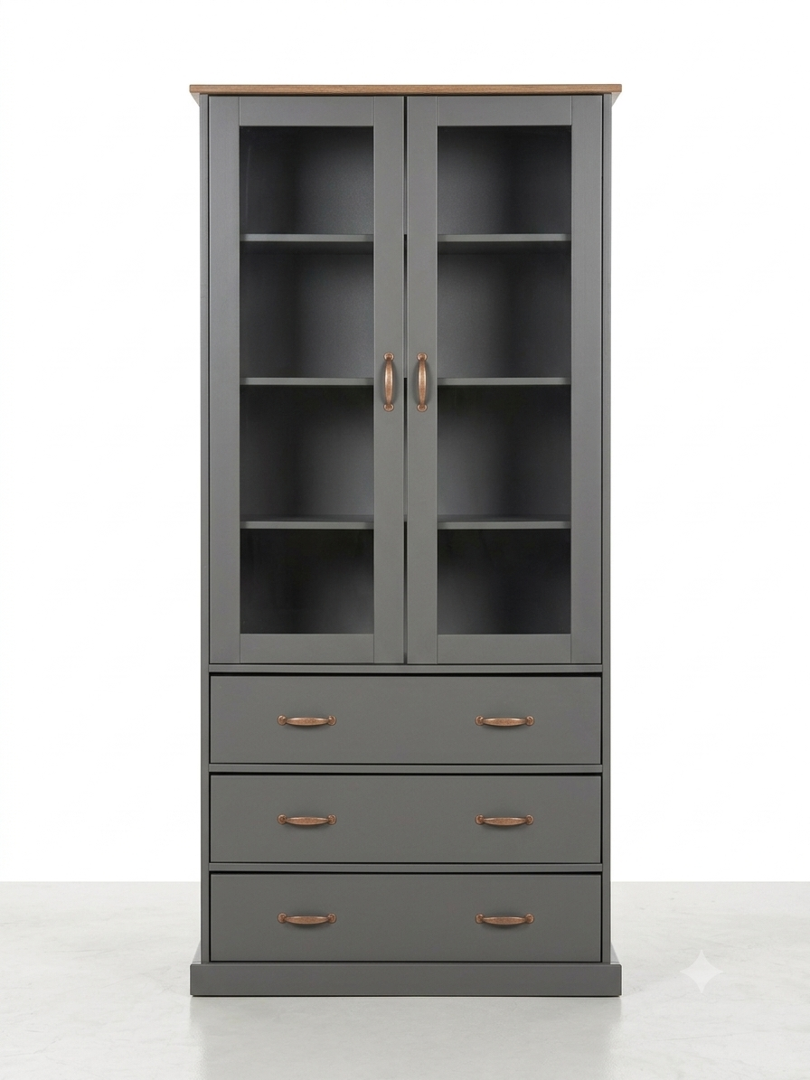 Vitrine im Landhausstil