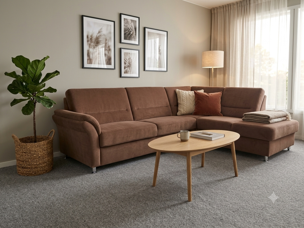 Ecksofa mit Schlaffunktion