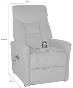 TV-Sessel "Cadillac"mit Massagefunktion